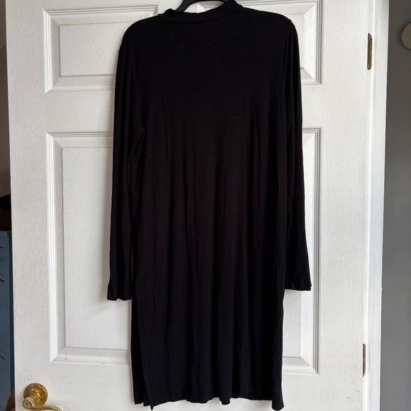 Eileen Fisher Black Mock Neck Tunic - Picture 2 of 7